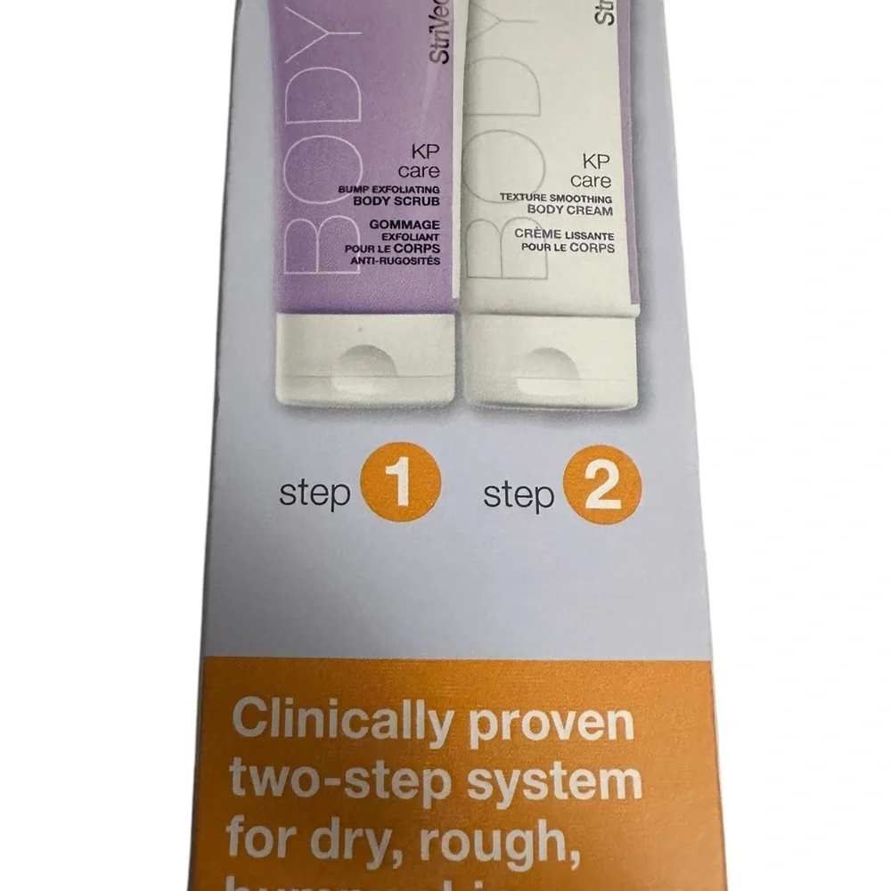 StriVectin KP Care Body System Full size New body scrub and body cream
